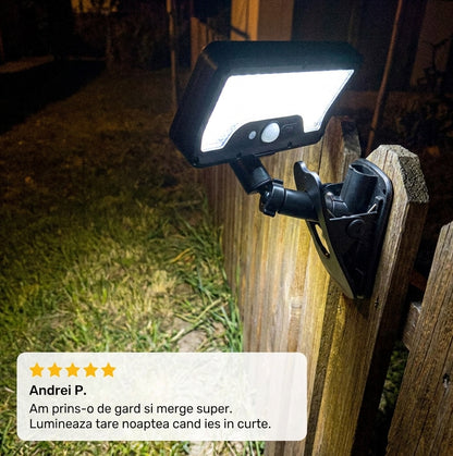 Lampă Solară Clip-On