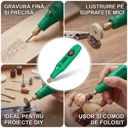 Mini Burghiu Electric Rotativ