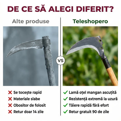 Machetă Coasă Oțel Mangan