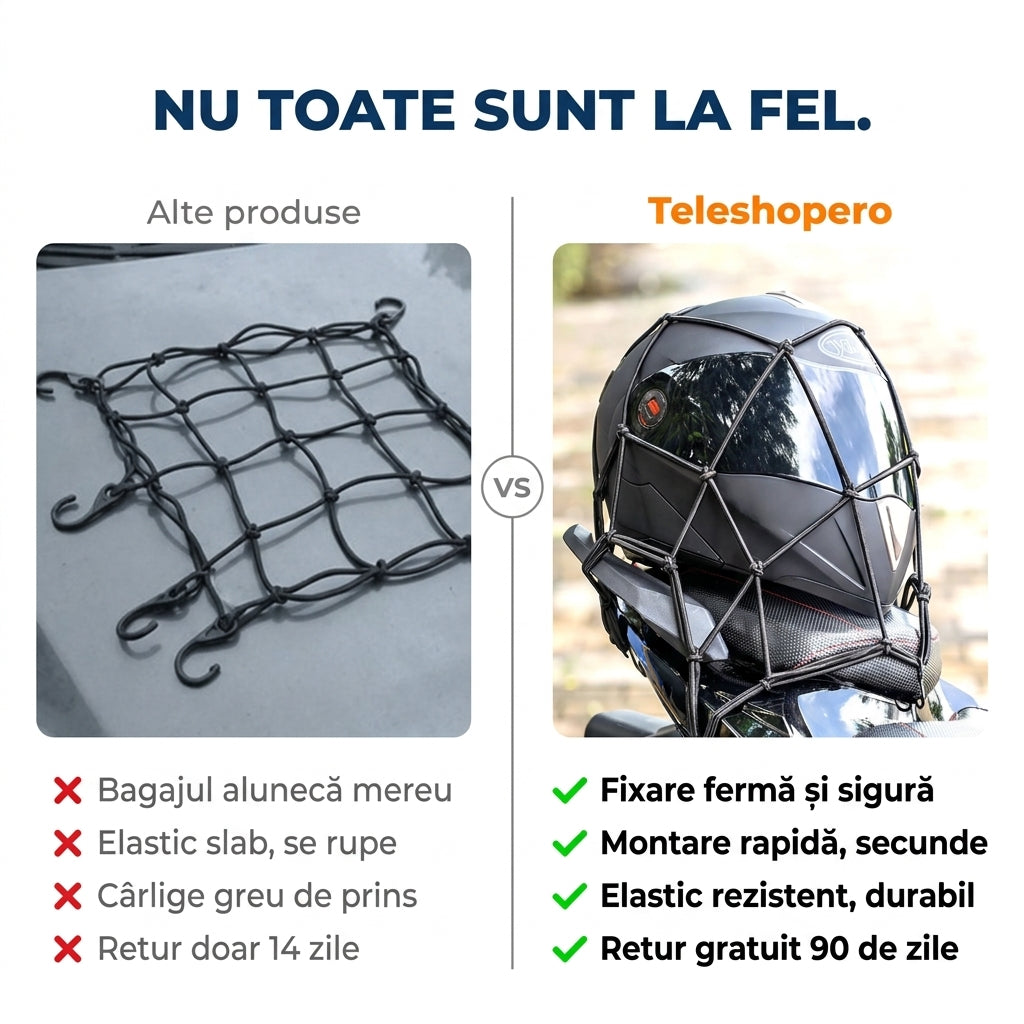Plasă Elastică Bagaje Moto