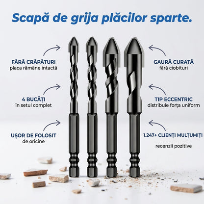 Set 4 Burghie pentru Gresie
