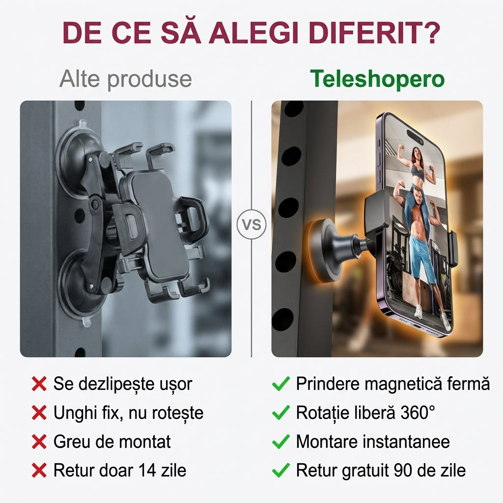 Suport Magnetic Rotativ Telefon