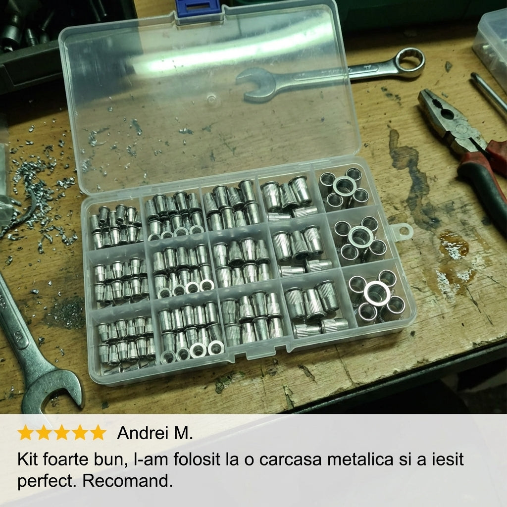Kit Nituri Filetate Aluminiu