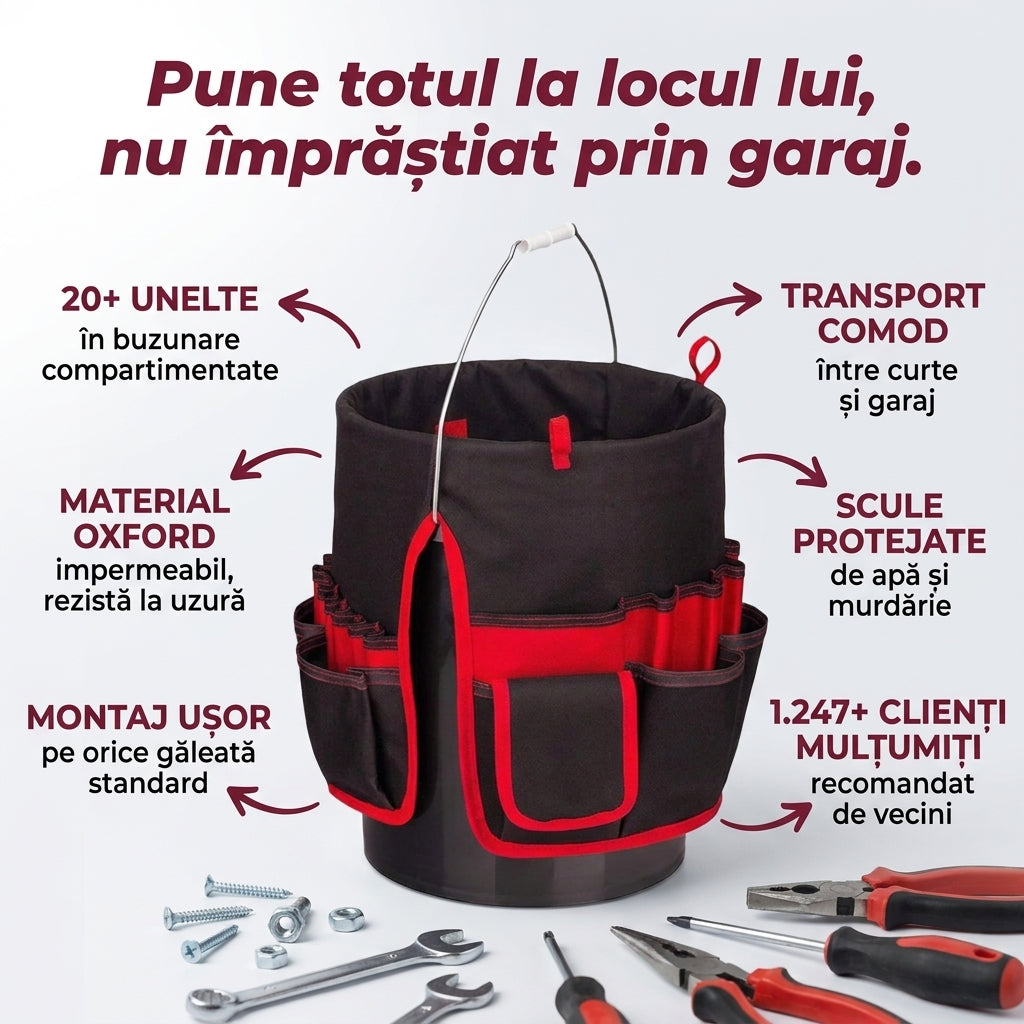 Organizator Găleată pentru Unelte