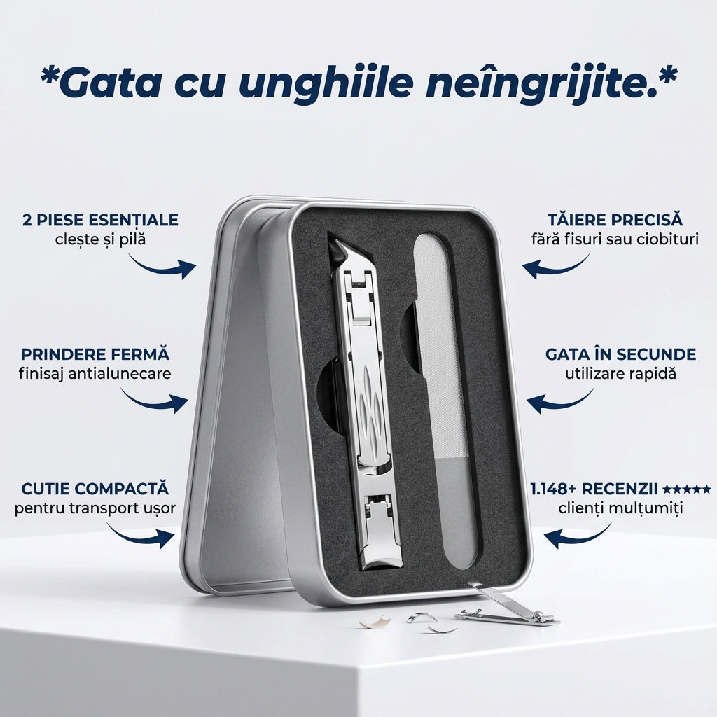 Set Clipper Unghii Portabil