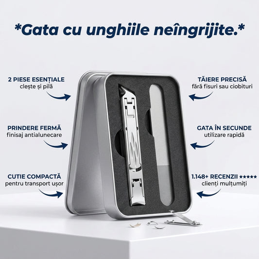 Set Clipper Unghii Portabil