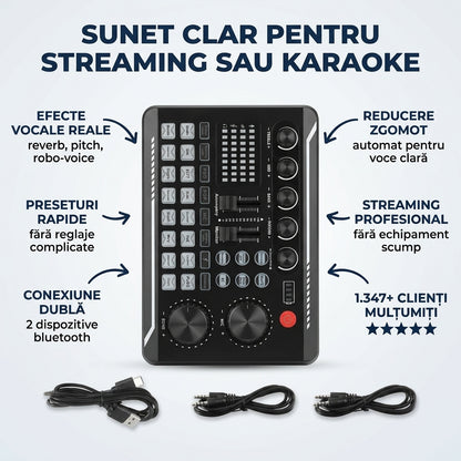 Mixer Audio pentru Transmisiuni Live