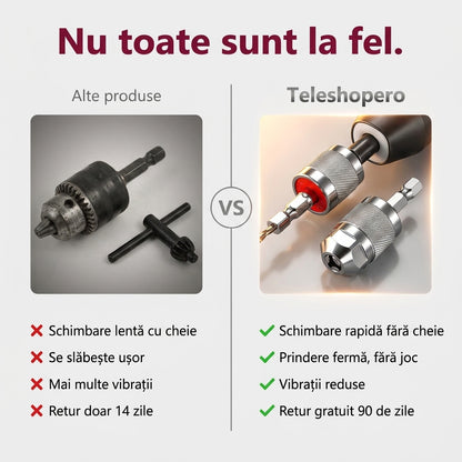 Adaptor Hexagonal pentru Burghie