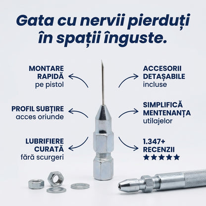 Duză Gresare cu Accesorii
