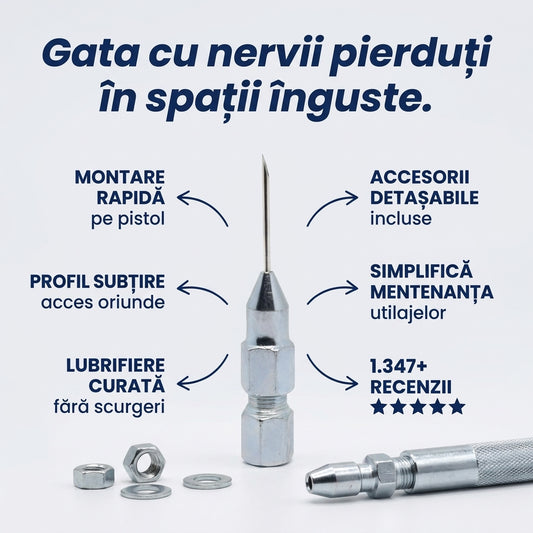 Duză Gresare cu Accesorii