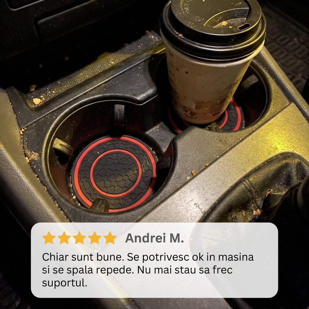 Set 2 Protecții Suport Pahare Auto