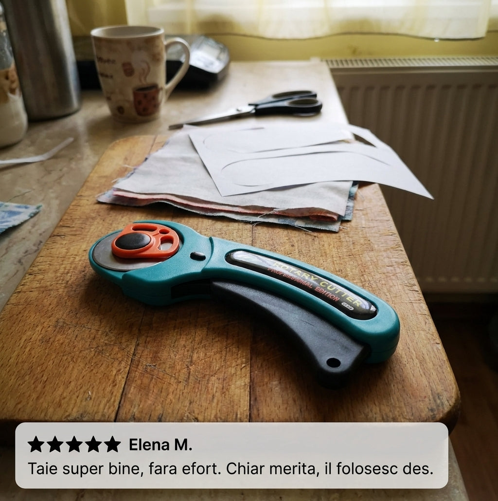 Cutter Rotativ Tăiere Precisă