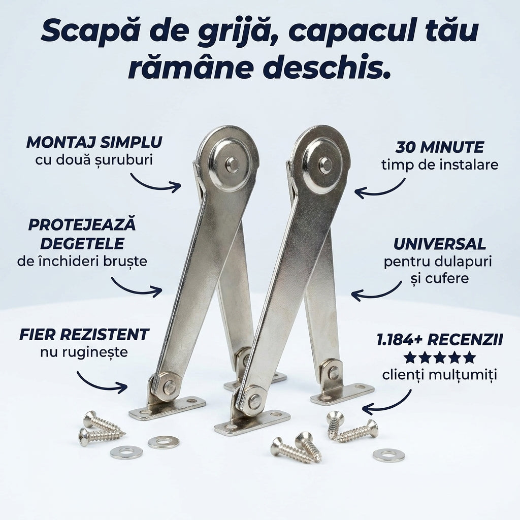 Suport capac mobilier metalic