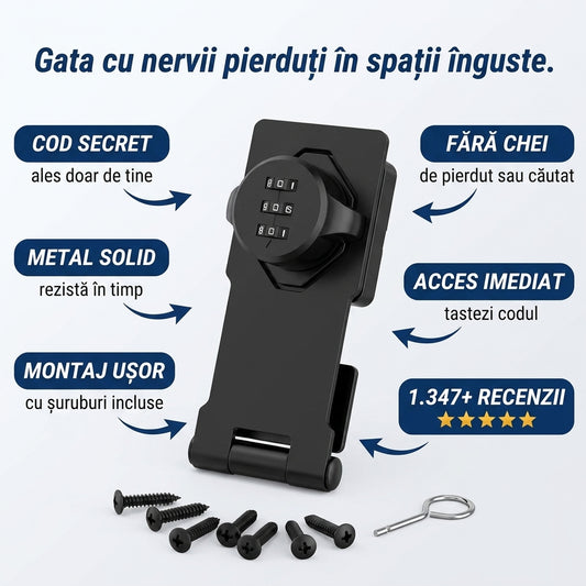 Încuietoare Cu Cifru Metalică
