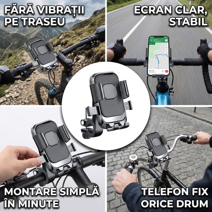 Suport Telefon Bicicletă Antivibrații