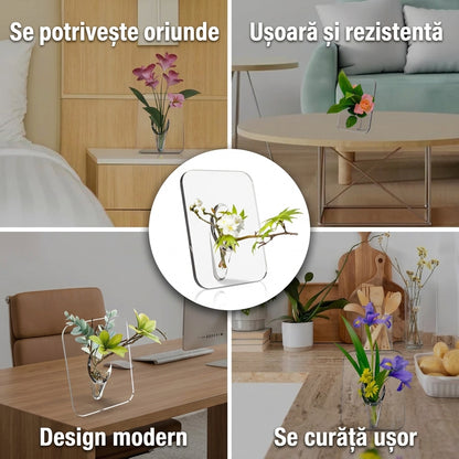 Vază Transparentă din Acril
