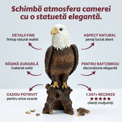 Statuetă Vultur Rășină
