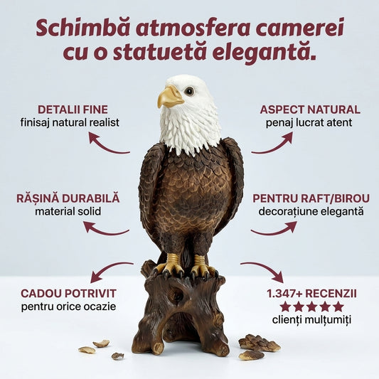 Statuetă Vultur Rășină