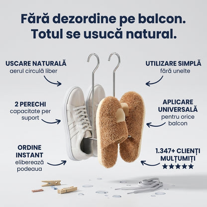 Suport Uscat Încălțăminte Balcon
