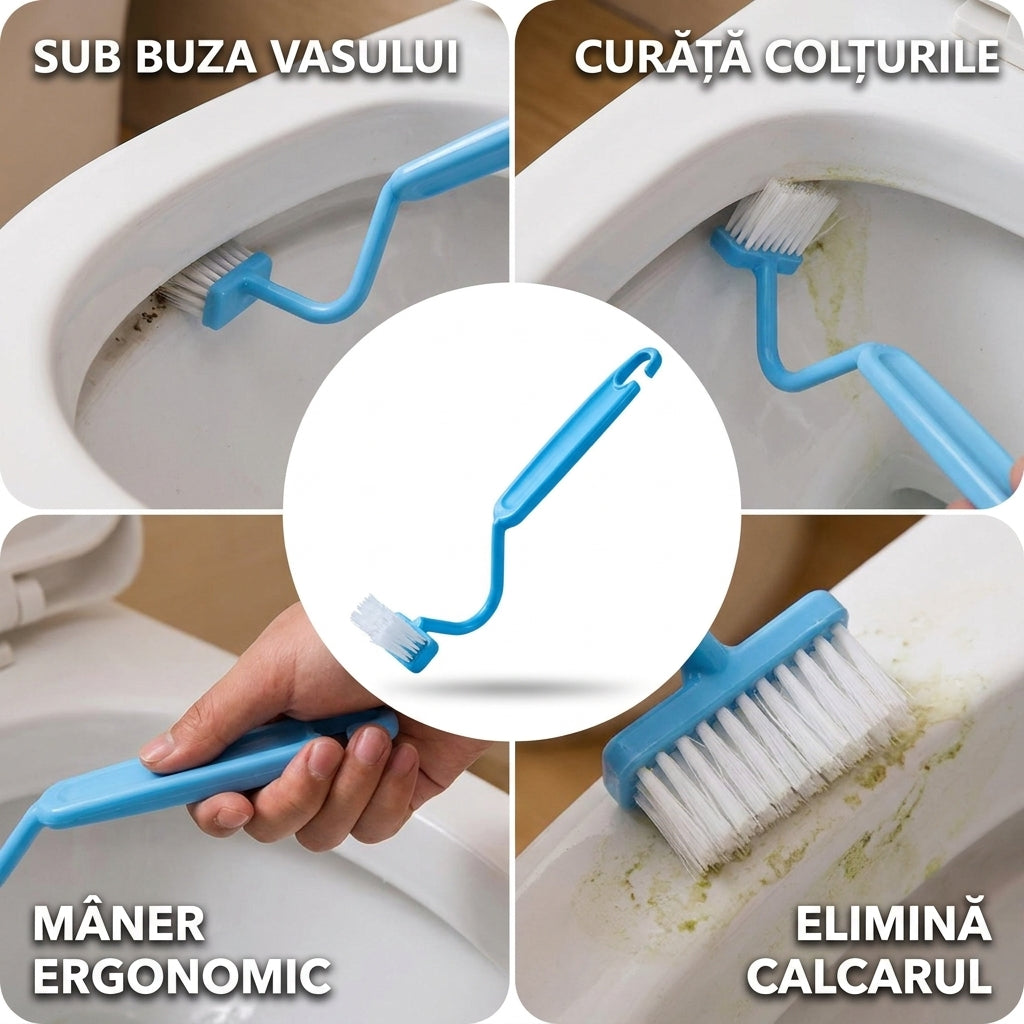 Set 3 Perii Curățare Toaletă