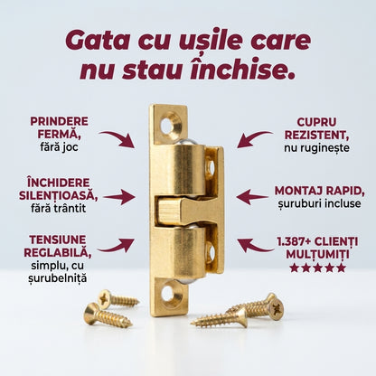 Blocator Ușă Bile Cupru