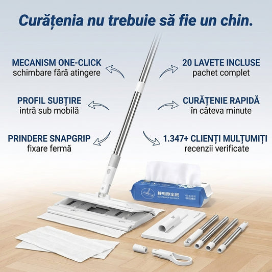 Mop Flat Curățare Rapidă