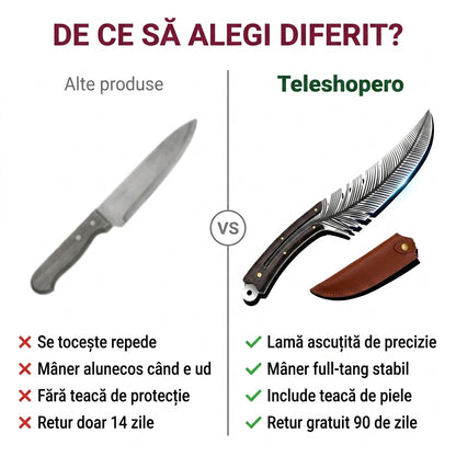 Cuțit Profesional Stil Pene