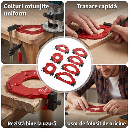 Șablon Rotunjire Colțuri Aluminiu