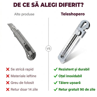 Cutter Multifuncțional Oțel Inoxidabil