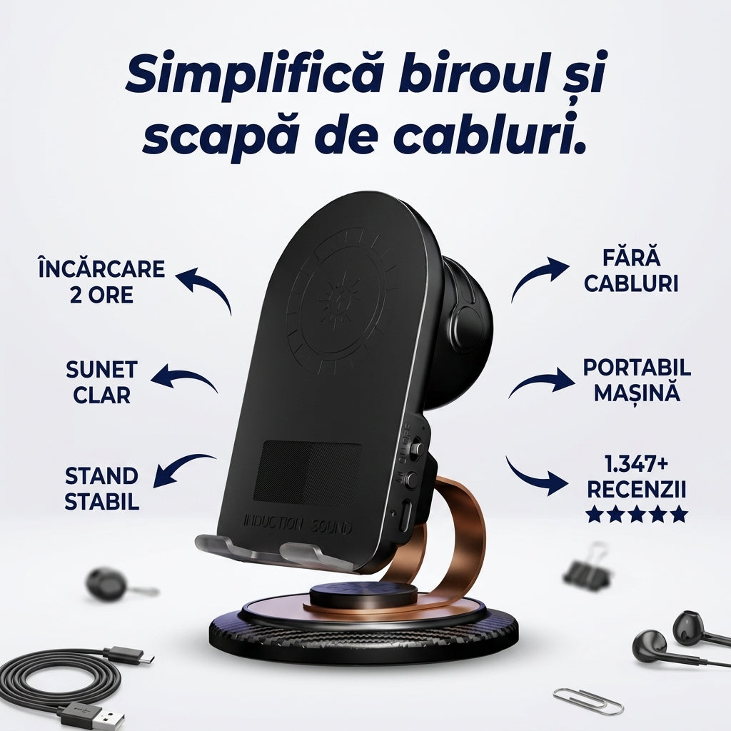 Boxă Wireless Cu Stand