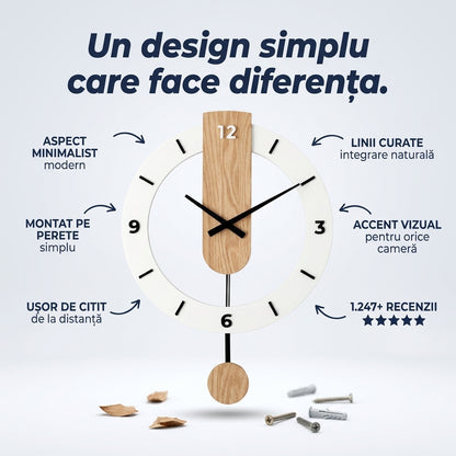 Ceas Perete Minimalist Modern