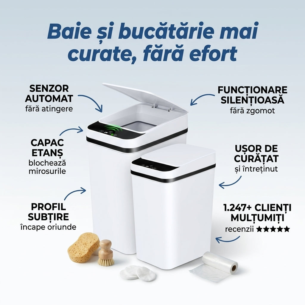 Coș Automat cu Senzor