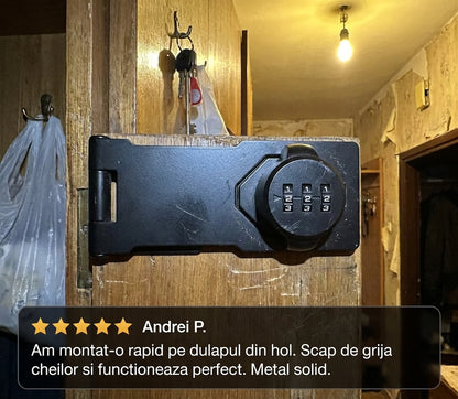 Încuietoare cu cifru metalică