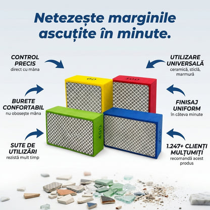 Paduri Diamantate Șlefuire Manuală