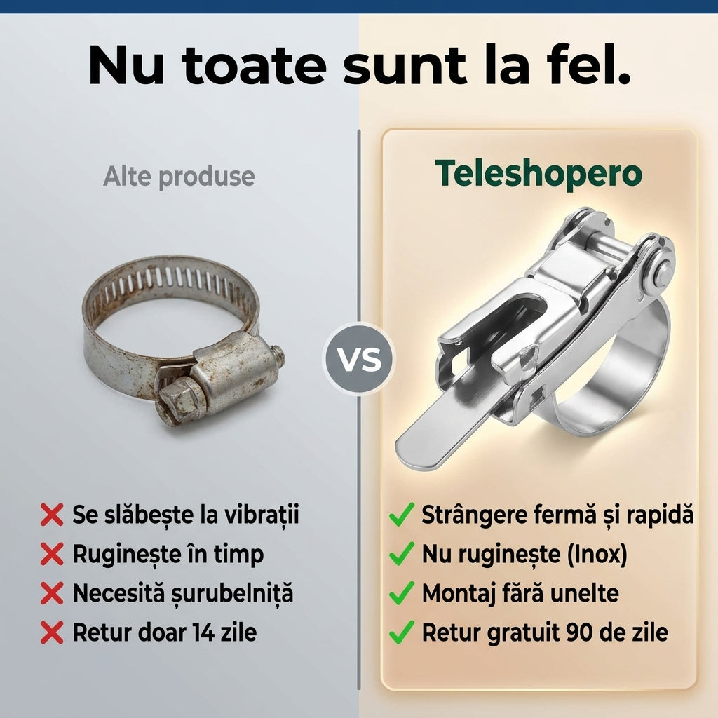 Clemă Ratchet Oțel Inox