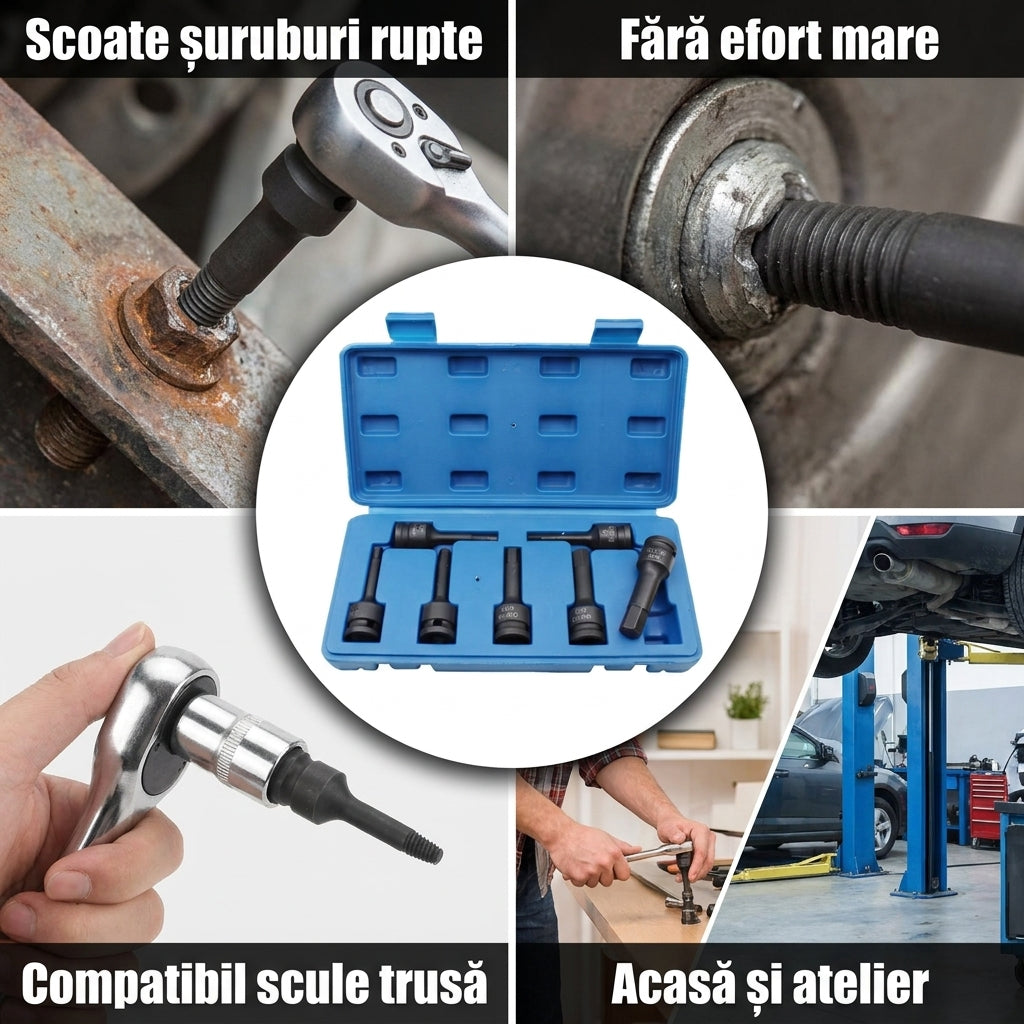Extractoare Șuruburi Rupte Set