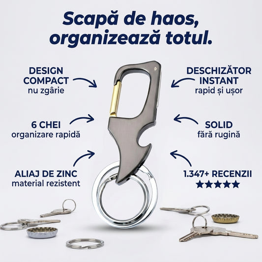 Breloc Deschizător Multifuncțional