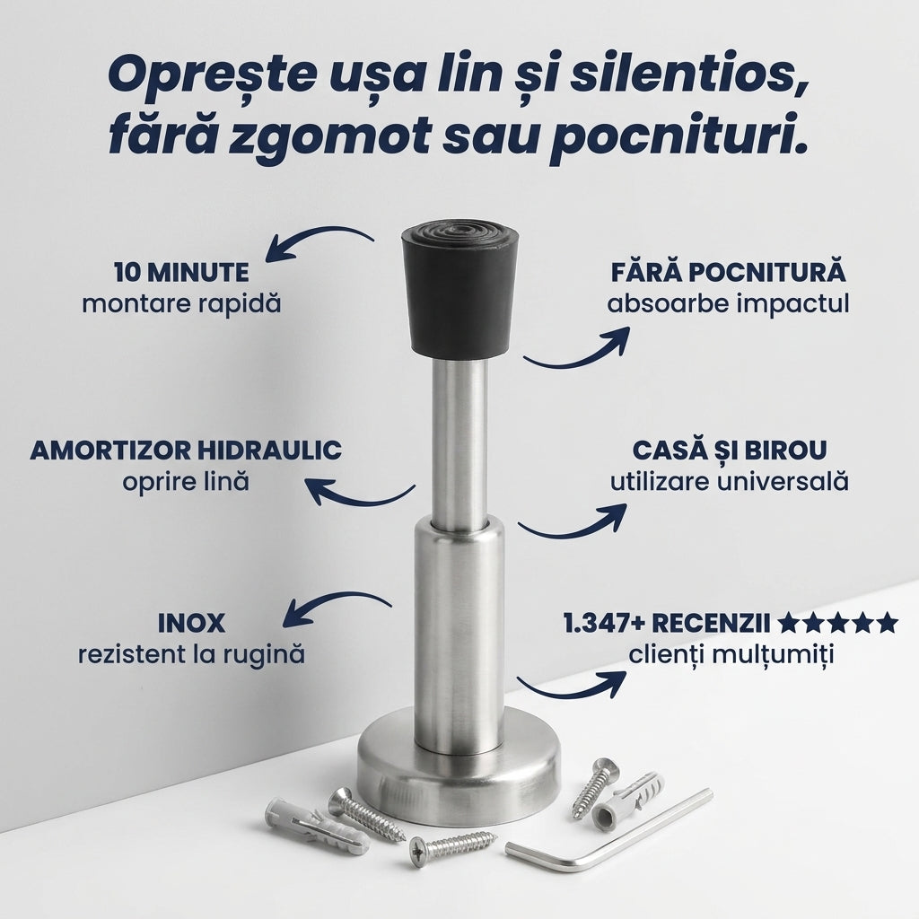 Opritor Ușă Inox