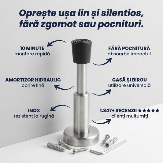 Opritor Ușă Hidraulic Inox