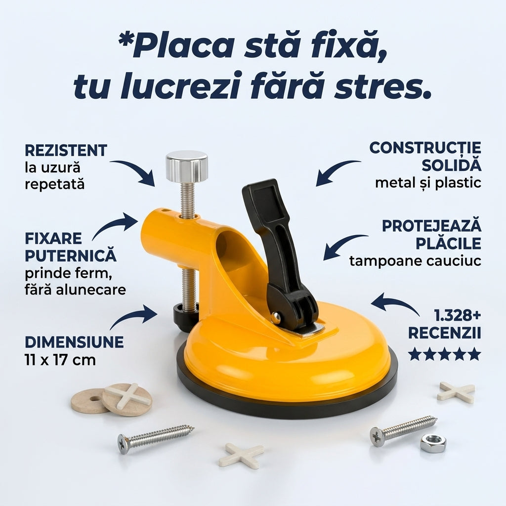 Nivelator cu Ventuză Puternică pentru Plăci Pardoseală