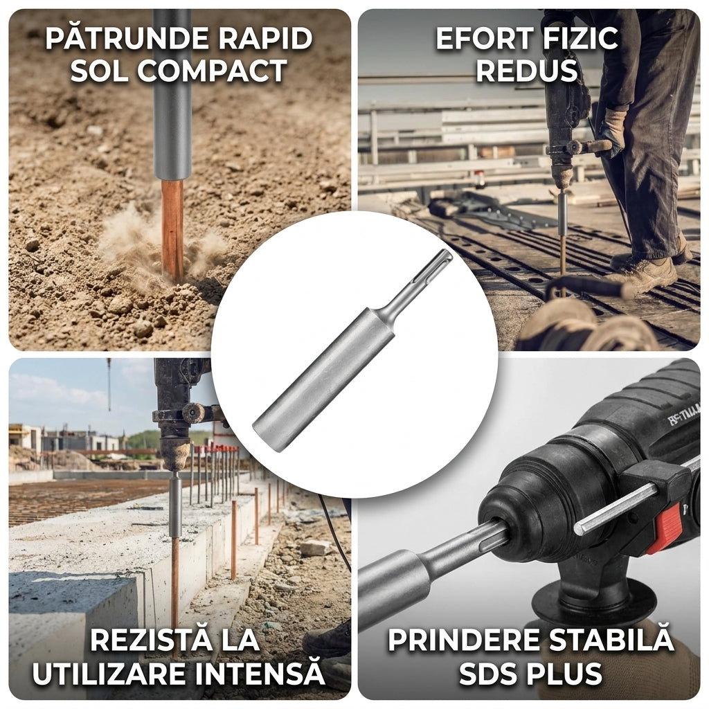 Bit SDS Plus Împământare