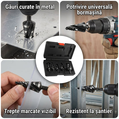Set Burghie Etajate Oțel