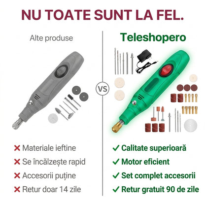 Mini Burghiu Electric Rotativ