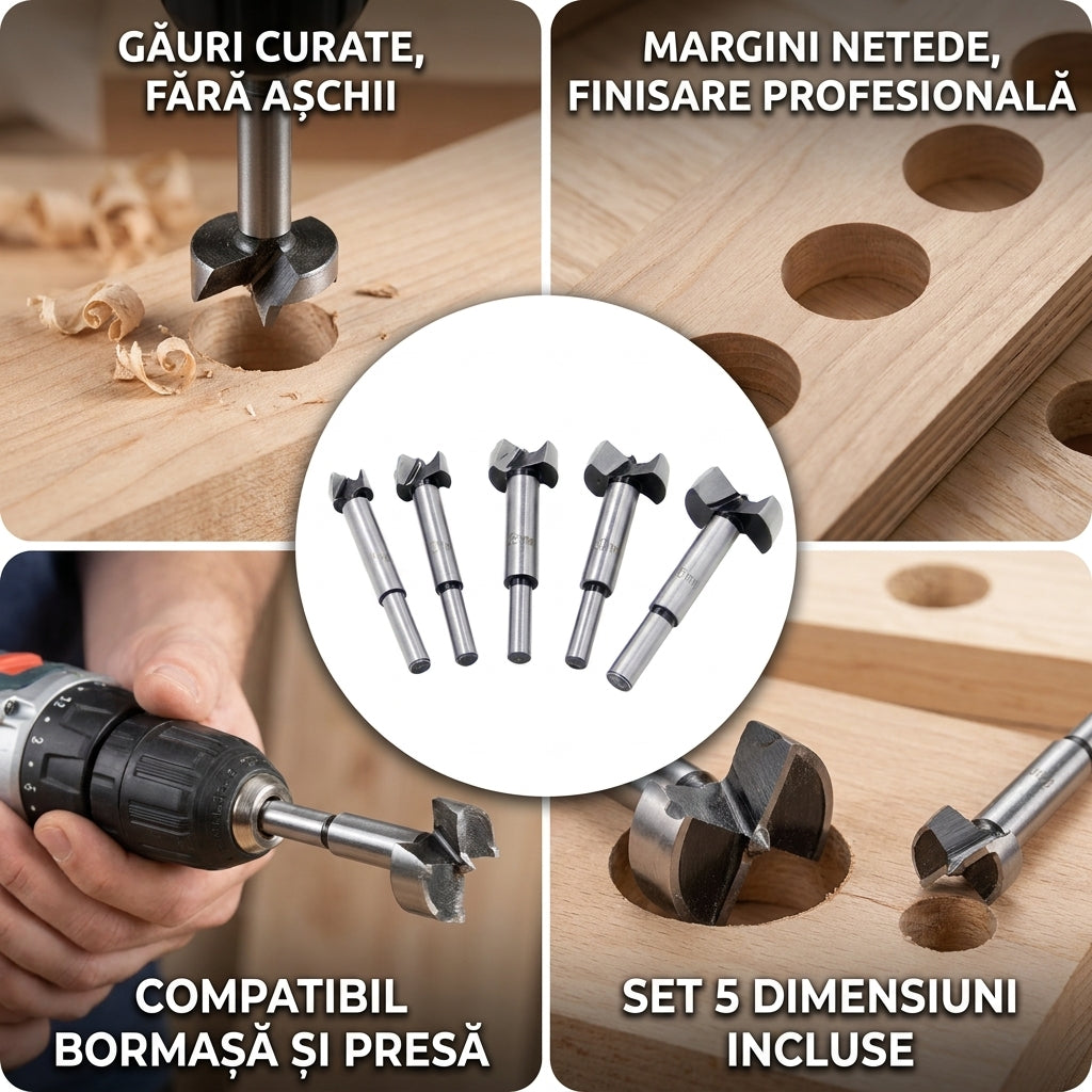 Set Burghie Forstner Lemn