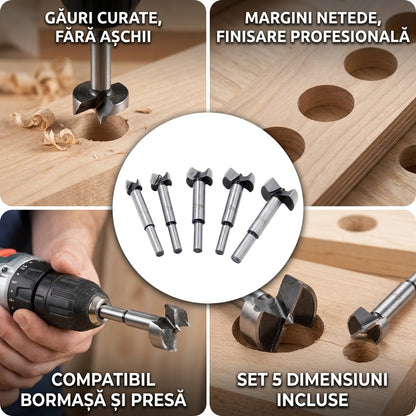 Set Burghie Forstner Lemn
