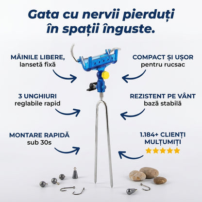 Suport Lansetă Reglabil Portabil