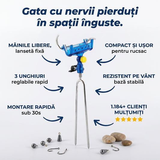 Suport Lansetă Reglabil Portabil