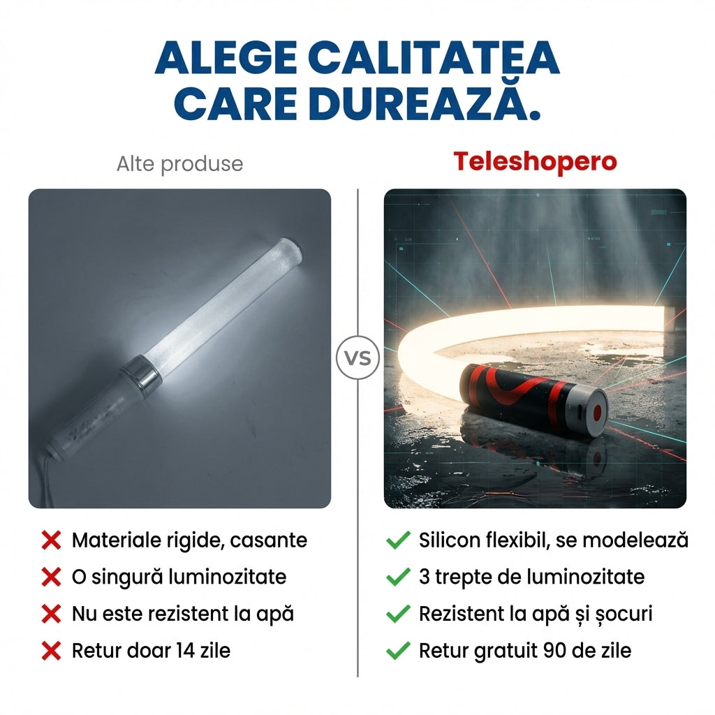Bandă LED Flexibilă Silicon