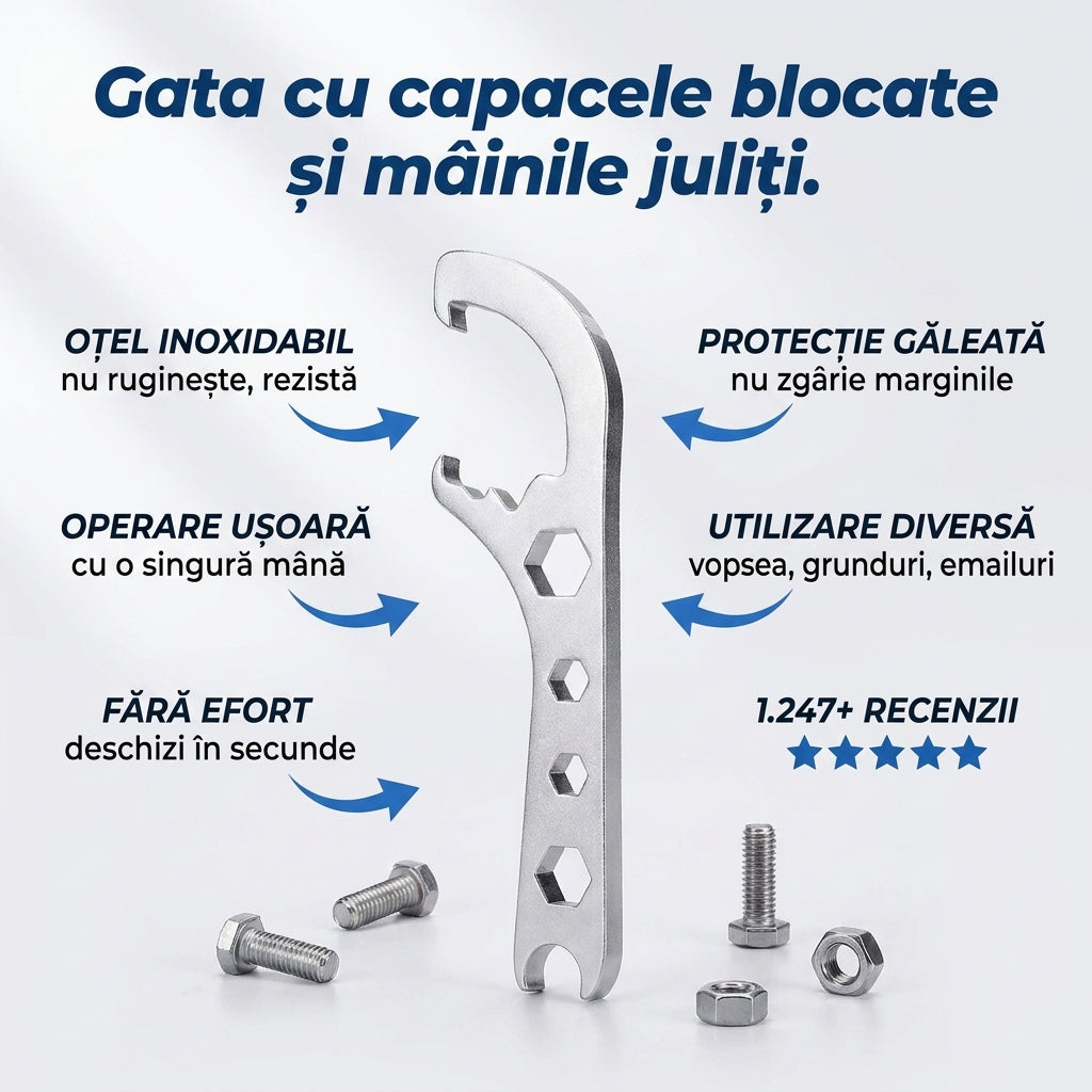 Deschizător Capace Găleți Metalice