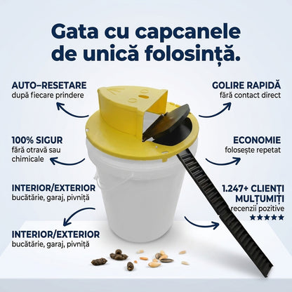 Capcană Resetabilă Șoareci